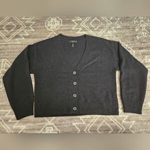 Aqua Cashmere V-neck Cardigan